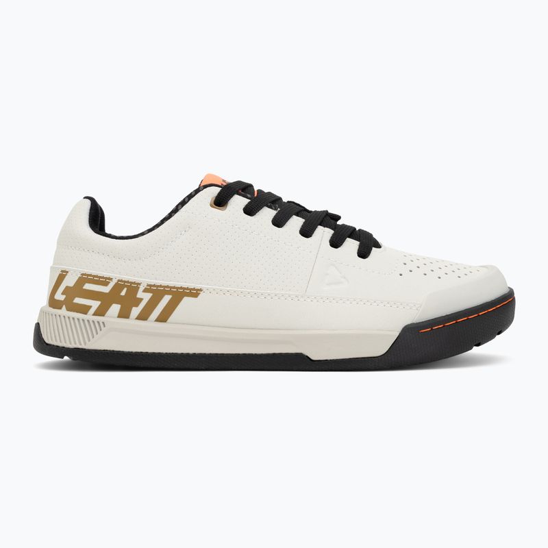 Men's cycling platform shoes Leatt Flat 2.0 cream white 2