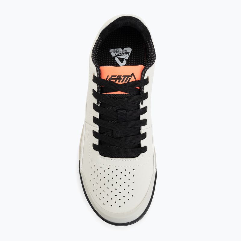 Men's cycling platform shoes Leatt Flat 2.0 cream white 5