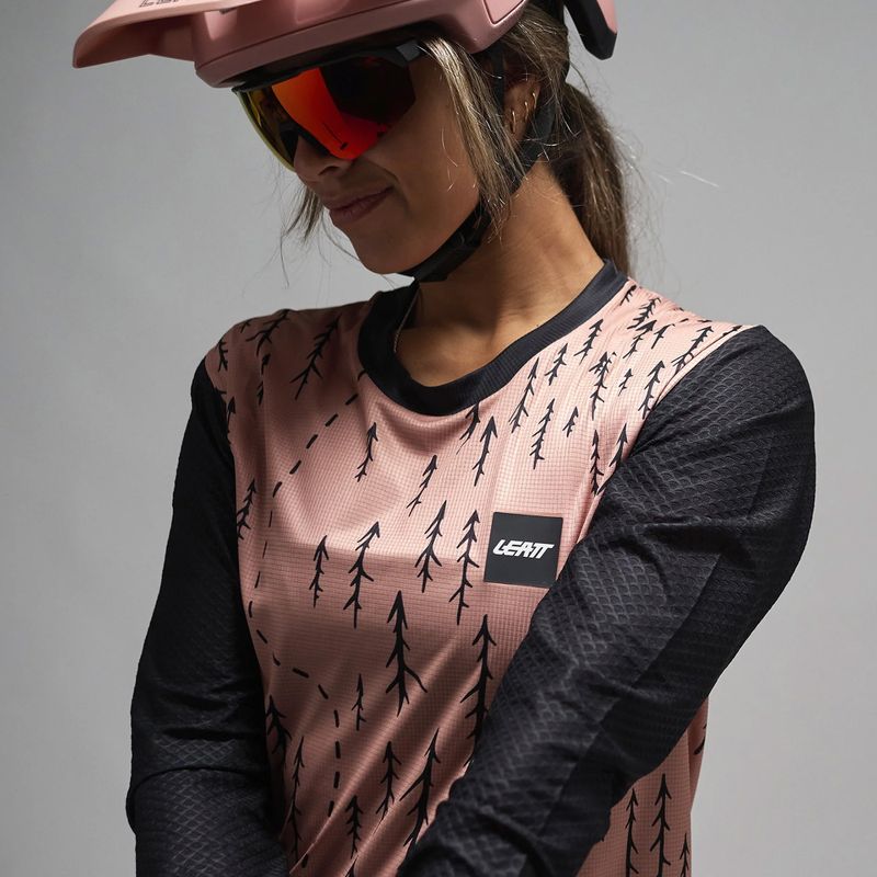 Women's cycling longsleeve Leatt MTB Trail 3.0 trails pink 3