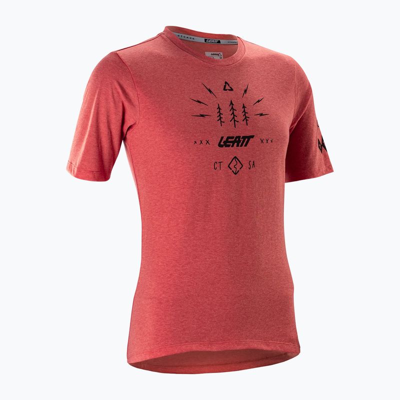 Women's cycling jersey Leatt MTB Gravity 3.0 dusty red
