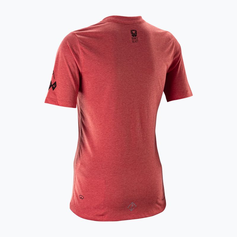 Women's cycling jersey Leatt MTB Gravity 3.0 dusty red 2