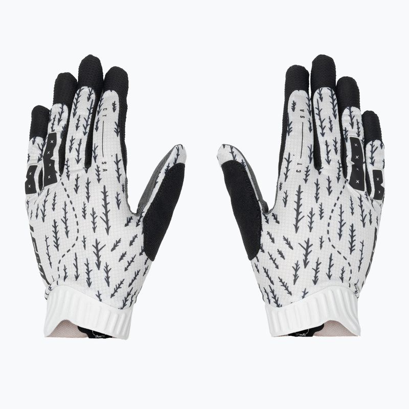 Women's cycling gloves Leatt MTB 1.0 GripR trails white 2