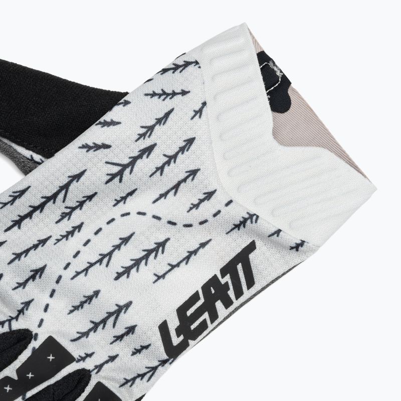 Women's cycling gloves Leatt MTB 1.0 GripR trails white 4