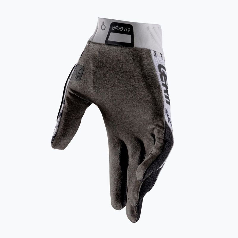 Women's cycling gloves Leatt MTB 1.0 GripR trails white 3