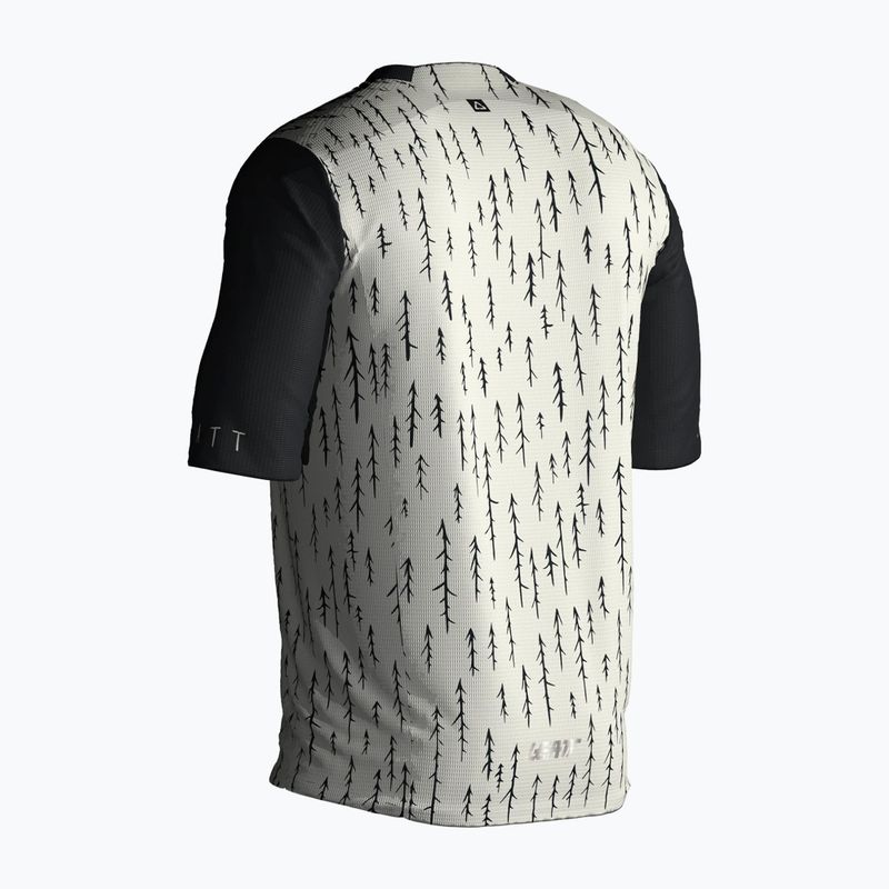 Children's cycling jersey Leatt MTB Gravity 4.0 Jr white trails 2