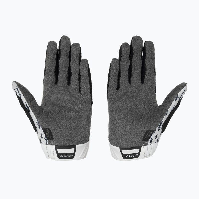 Children's cycling gloves Leatt MTB 1.0 GripR Jr trails white 3