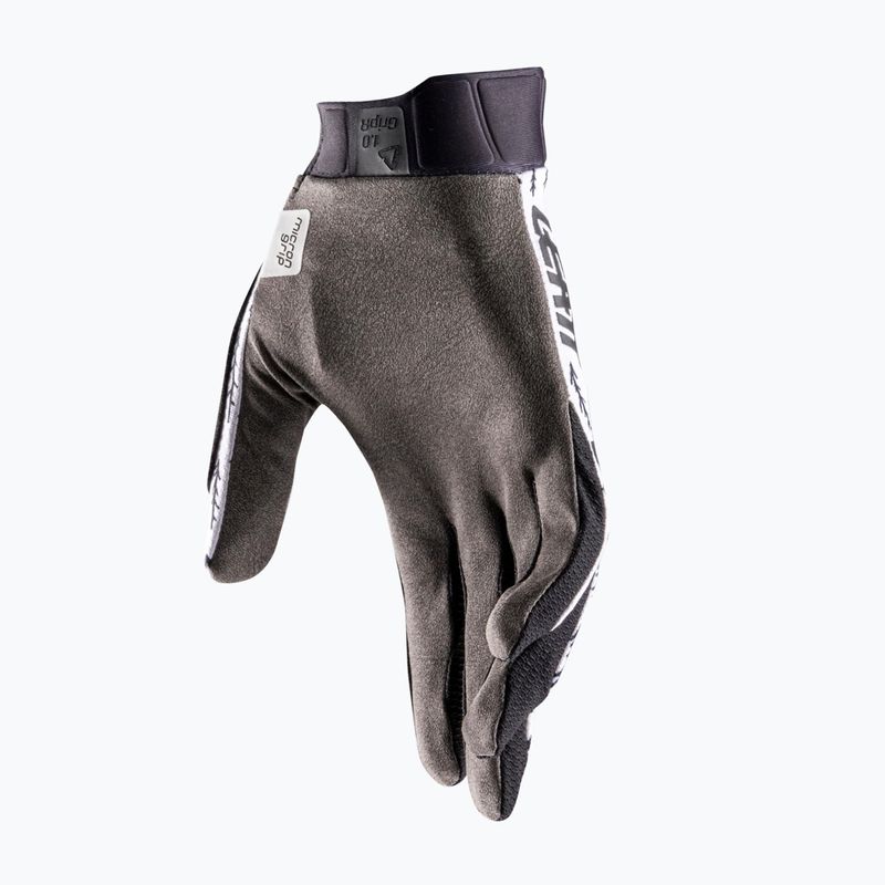 Children's cycling gloves Leatt MTB 1.0 GripR Jr trails white 3