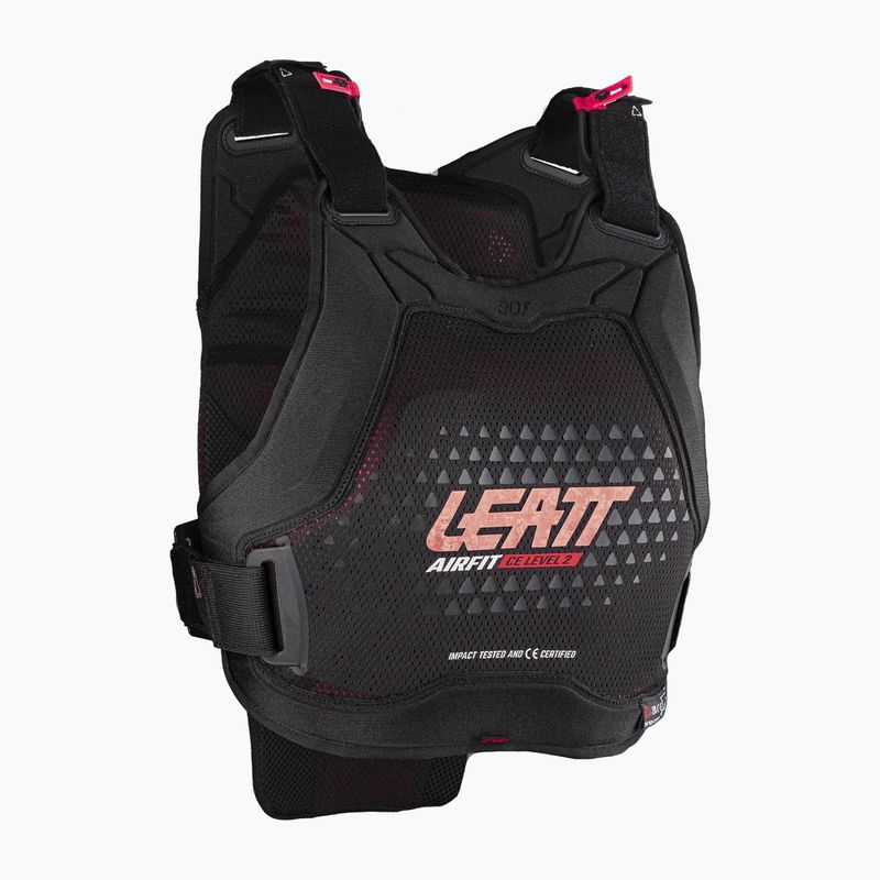 Women's cycling body armour Leatt Chest Protector 3DF AirFit Evo black 3