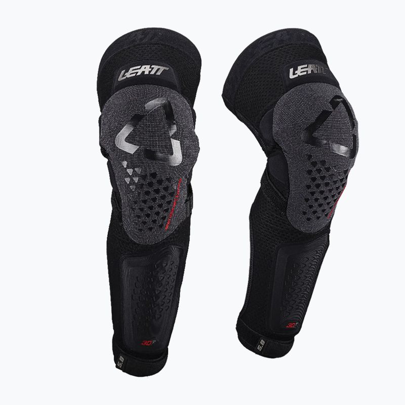 Children's cycling knee and shin guards Leatt 3DF 5.0 Evo EXT black 3