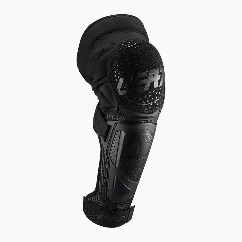 Leatt 3DF Hybrid EXT black bicycle knee and tibia protectors