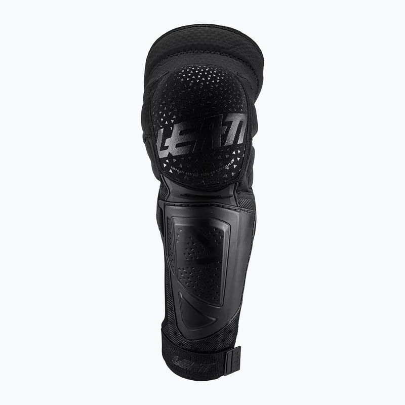 Leatt 3DF Hybrid EXT black bicycle knee and tibia protectors 2