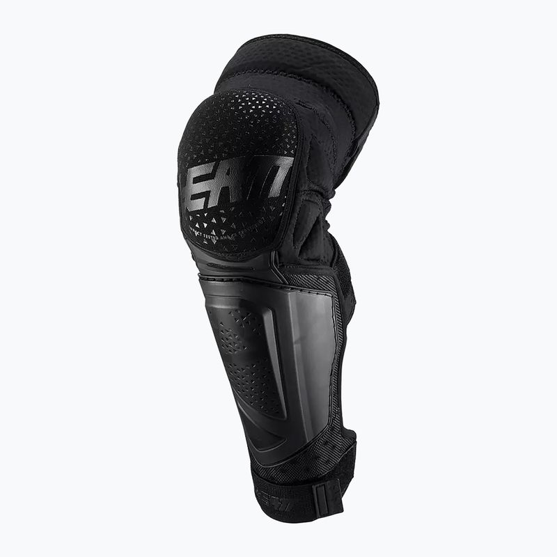 Leatt 3DF Hybrid EXT black bicycle knee and tibia protectors 3