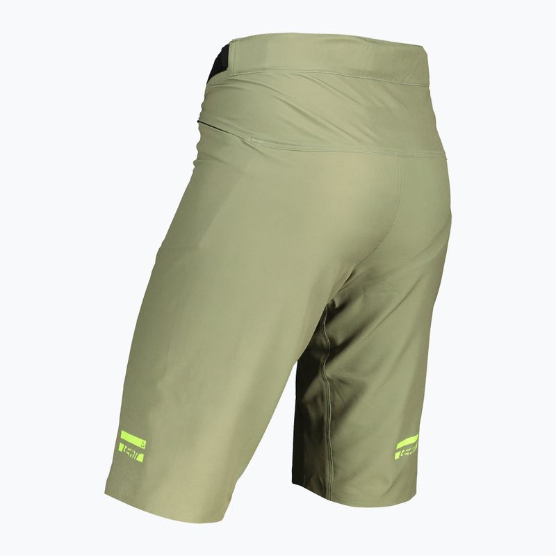 Leatt MTB 1.0 green cycling shorts 5021130361 4