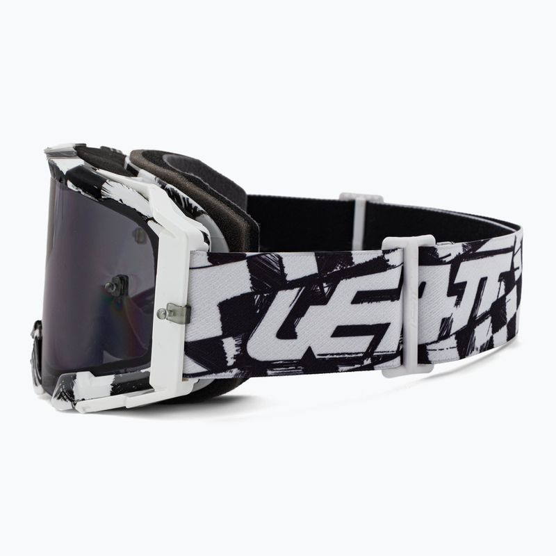 Leatt Velocity 5.5 checker/smoke cycling goggles 8022010350 4