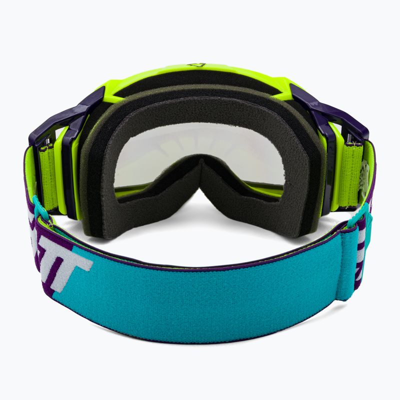 Leatt Velocity 5.5 neon yellow/light grey cycling goggles 8022010380 3