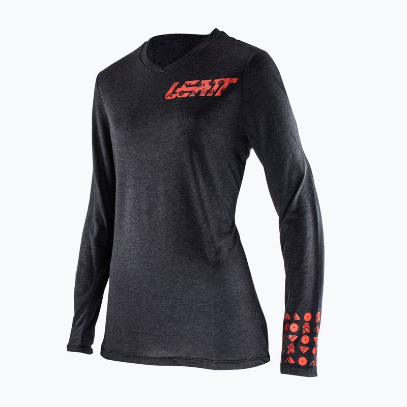 Leatt MTB Gravity 2.0 women's cycling jersey black 5022080650 2