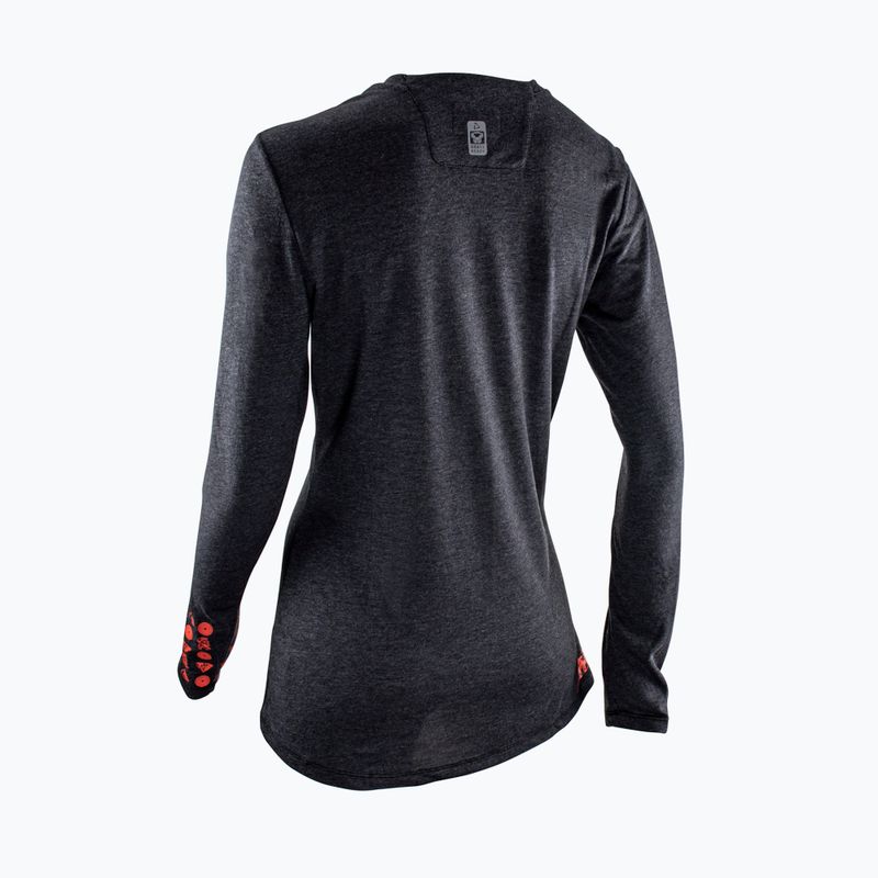 Leatt MTB Gravity 2.0 women's cycling jersey black 5022080650 3