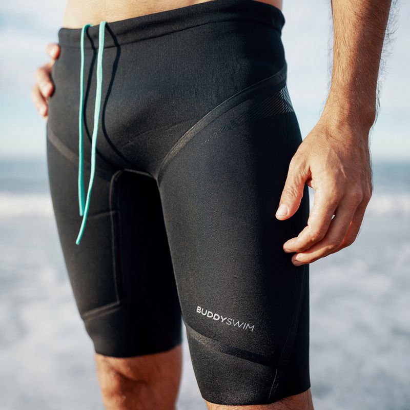 Neoprene shorts BuddySwim Floating Trilaminate Warmth 5/3 mm black 5