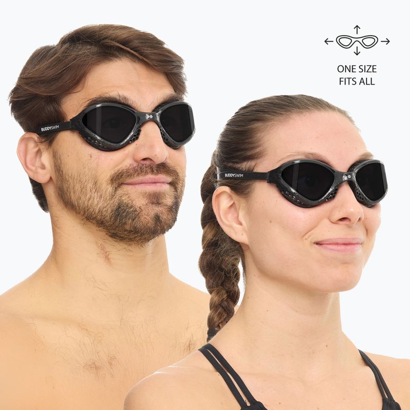 Swim goggles BuddySwim Ozean black / smoke 2