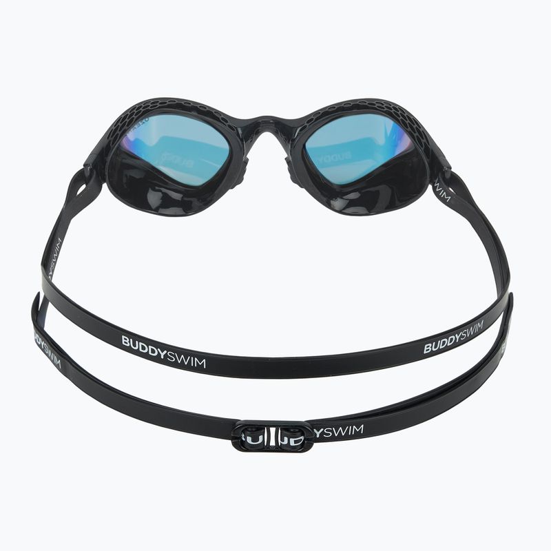 Swim goggles BuddySwim OzeanX Mirror black / orange 4