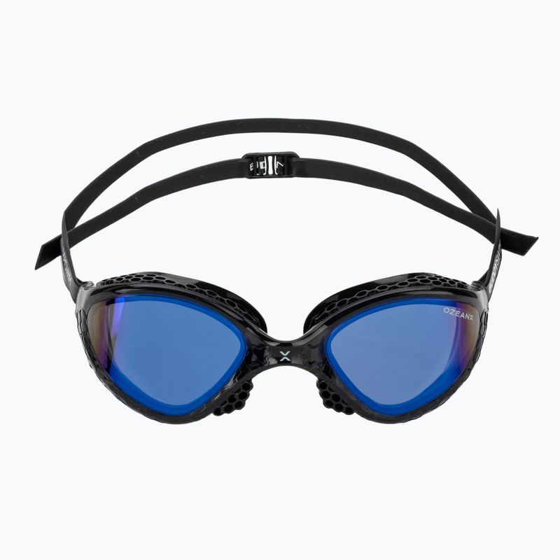 Swim goggles BuddySwim OzeanX Mirror black / blue 2