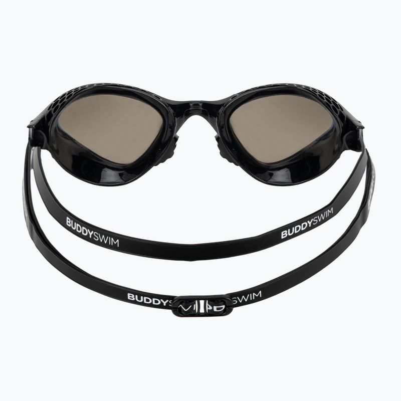 Swim goggles BuddySwim OzeanX Mirror black / blue 4