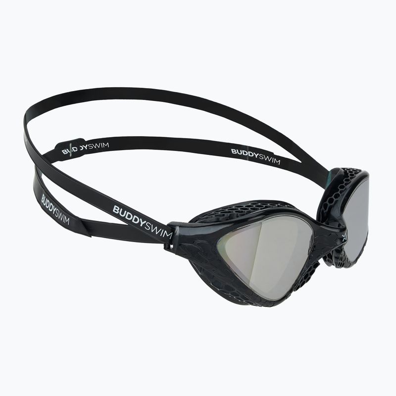 Swim goggles BuddySwim OzeanX Mirror black / silver