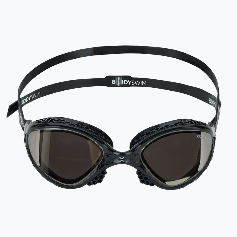 Swim goggles BuddySwim OzeanX Mirror black / silver 2
