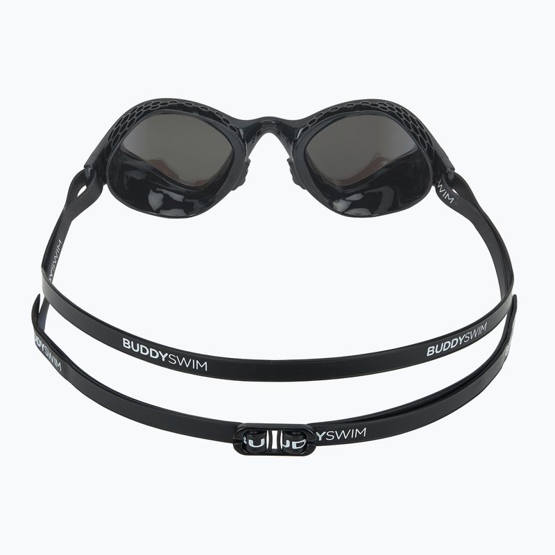 Swim goggles BuddySwim OzeanX Mirror black / silver 4