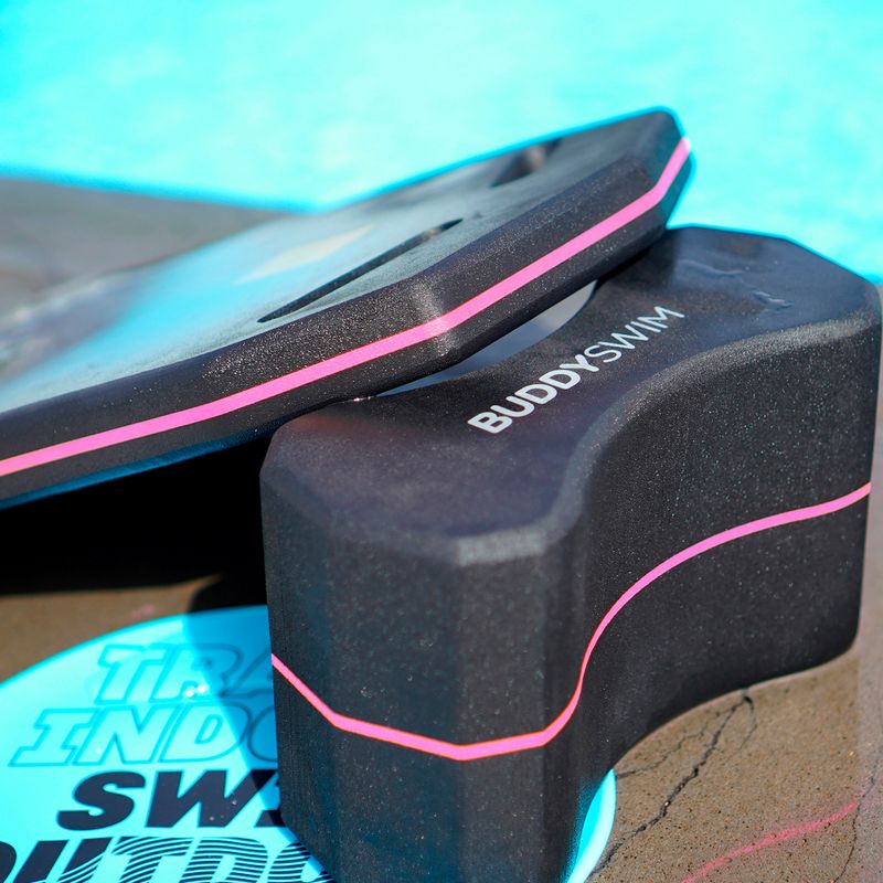 Bodyboard BuddySwim Pull Buoy black/pink 5