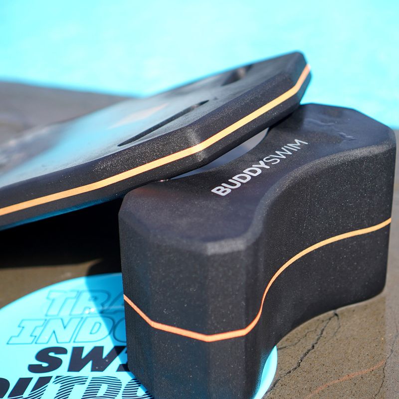 Bodyboard BuddySwim Kickboard black/orange 3
