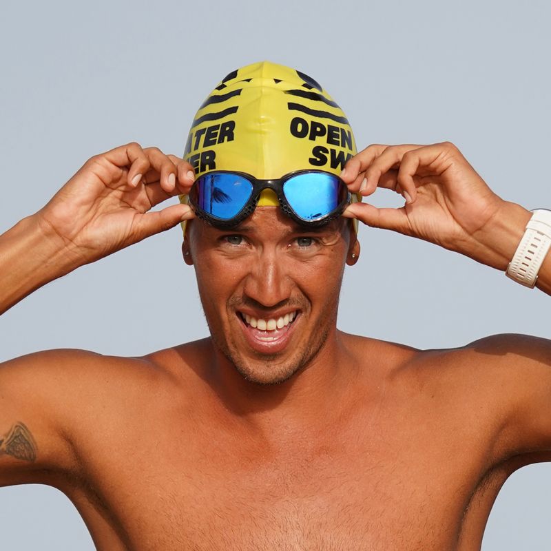 Swim cap BuddySwim OWS Silicone yellow 2