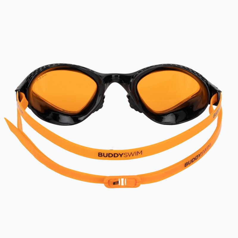 Swim goggles BuddySwim Ozean black/orange/ orange 4