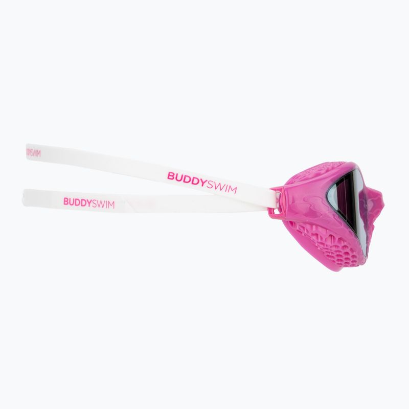 Swim goggles BuddySwim OzeanX Mirror pink/white/ iridium 3