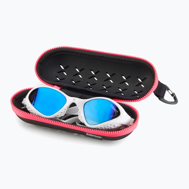 Swimming goggles case BuddySwim EVA Goggle Case black/pink 2