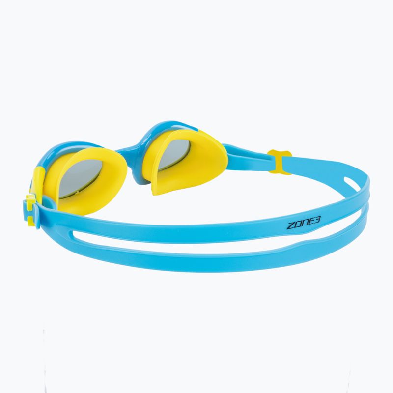 ZONE3 Aquahero blue/yellow/clear swimming goggles 4