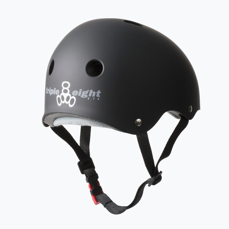 Triple Eight The Certified Sweatsaver helmet black matte 2