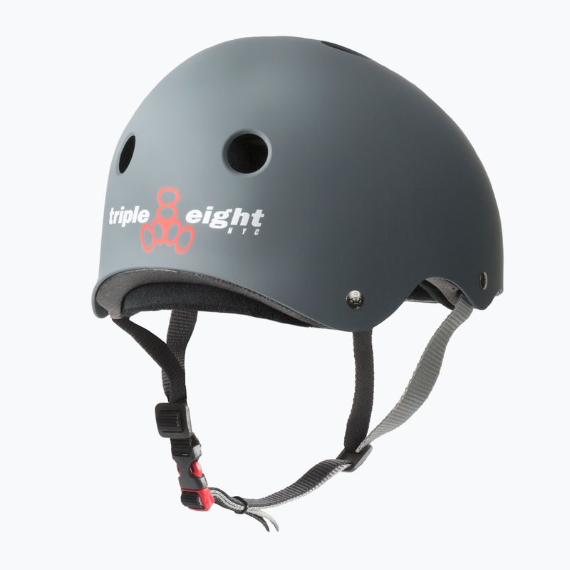 Triple Eight The Certified Sweatsaver carbon matte helmet 2