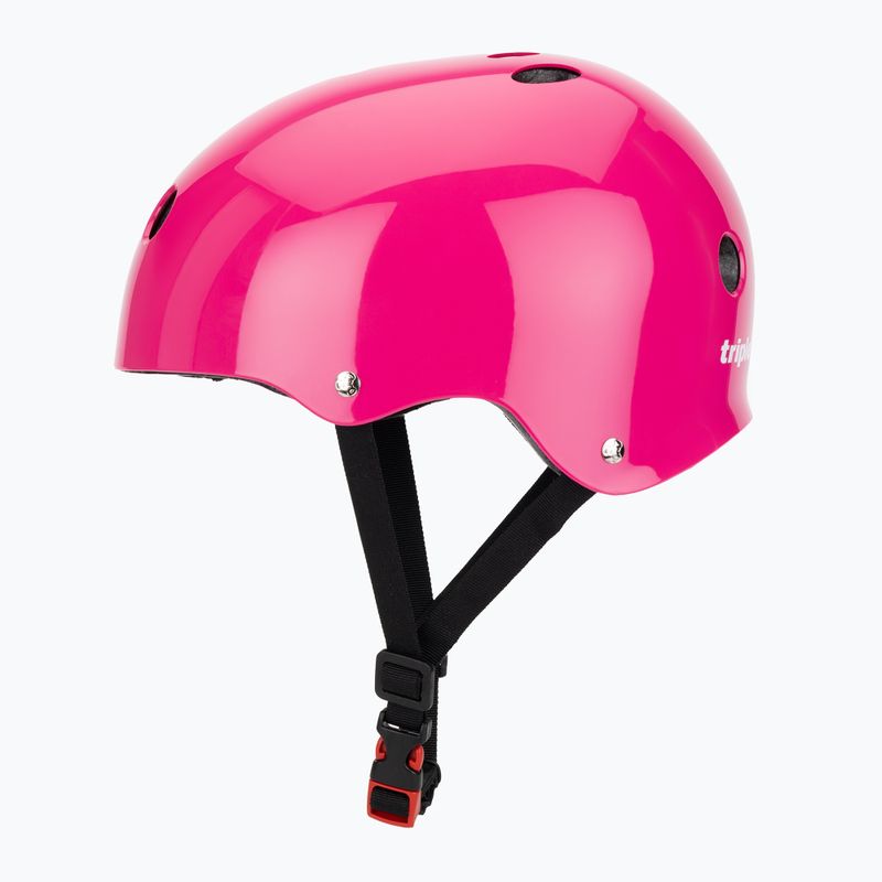 Triple Eight The Certified Sweatsaver pink glossy helmet 3