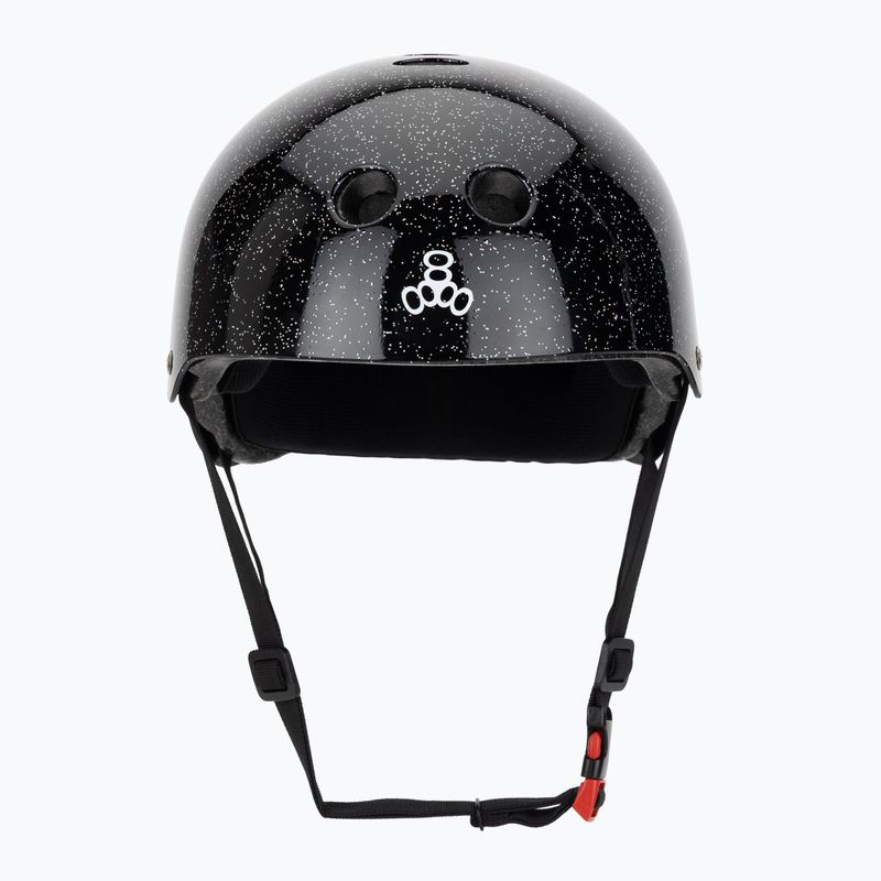 Triple Eight The Certified Sweatsaver black glitter helmet 2