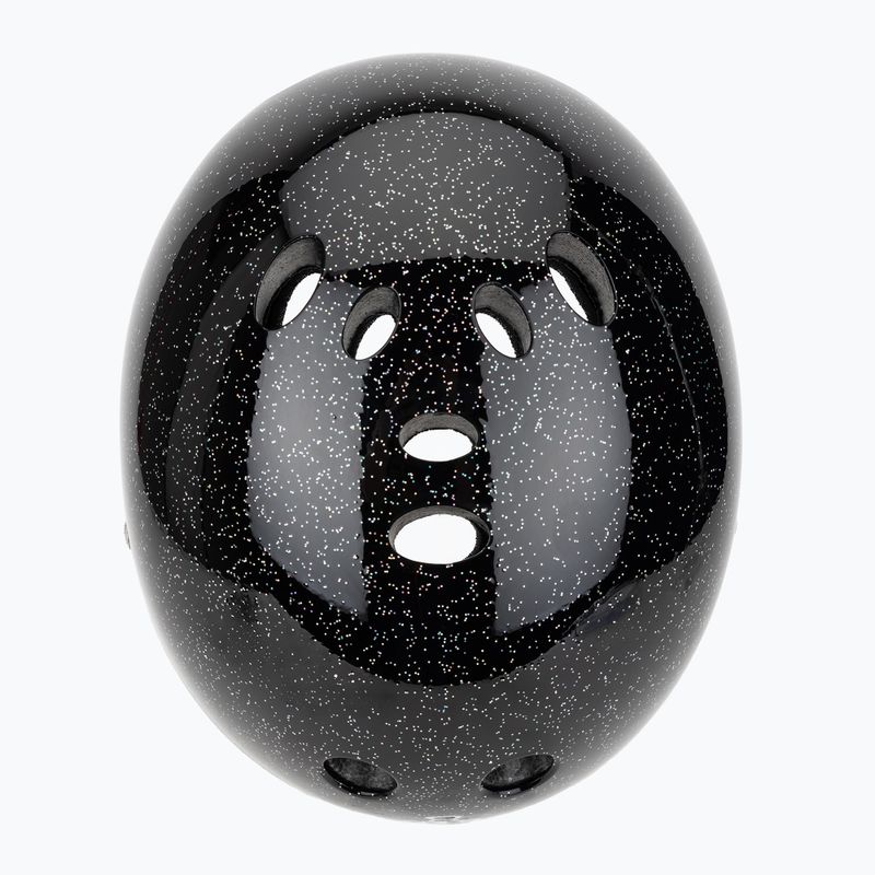 Triple Eight The Certified Sweatsaver black glitter helmet 6