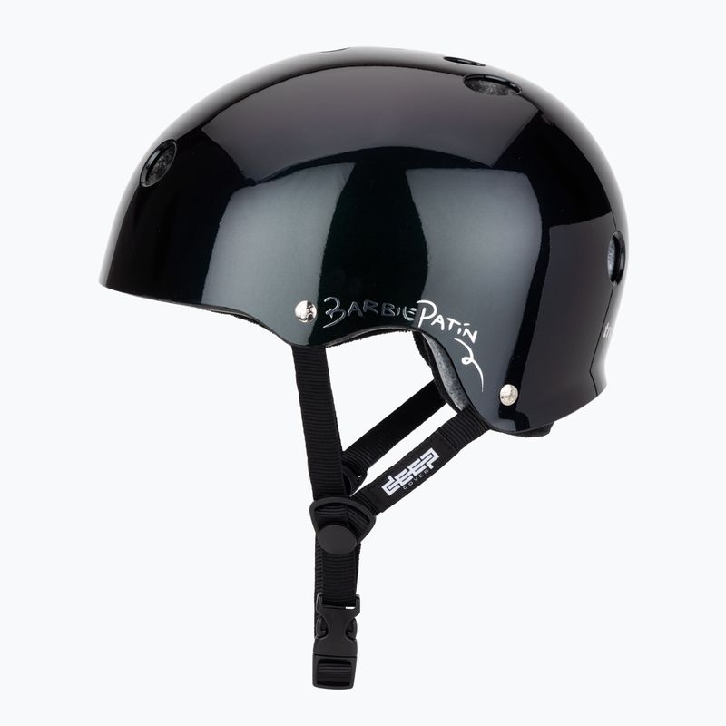 Helmet Triple Eight Deep Cover Barbie Skates purple/green 3