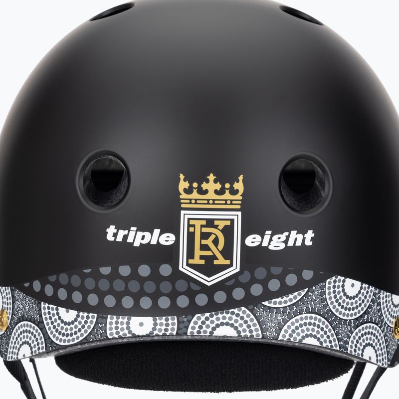 Helmet Triple Eight Deep Cover Keegan Palmer black keegan 7
