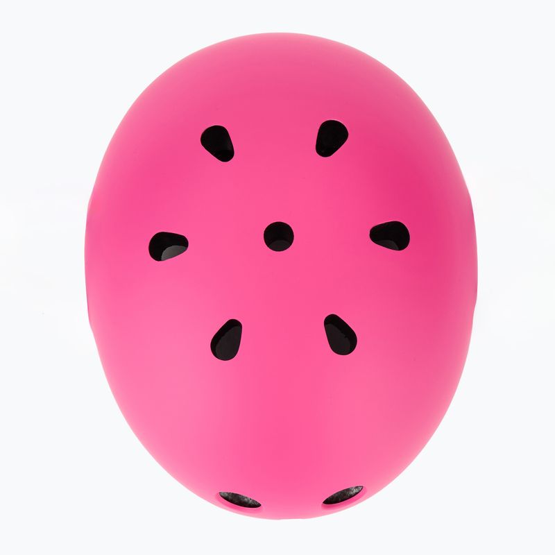 Triple Eight Lil 8 Youth neon pink matte children's helmet 6