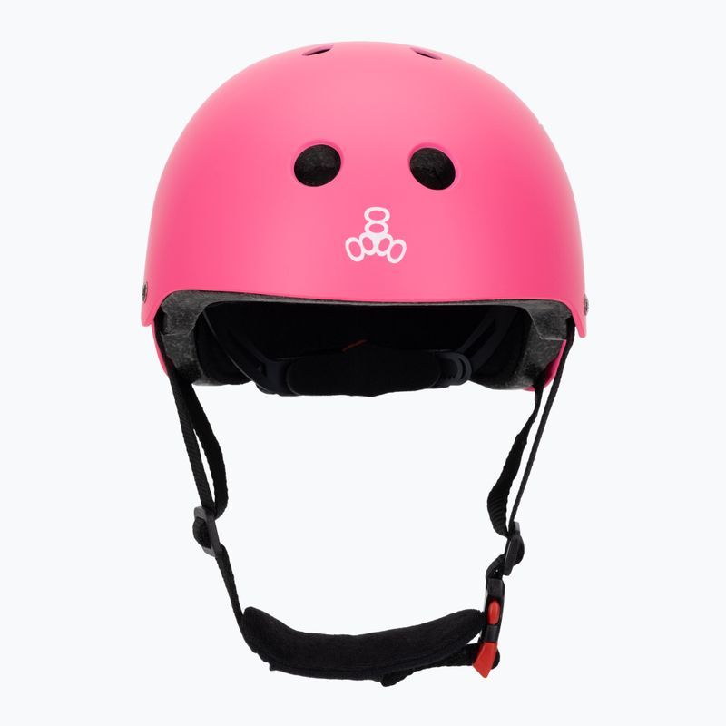 Children's helmet Triple Eight Youth Lil 8 Staab neon pink 2