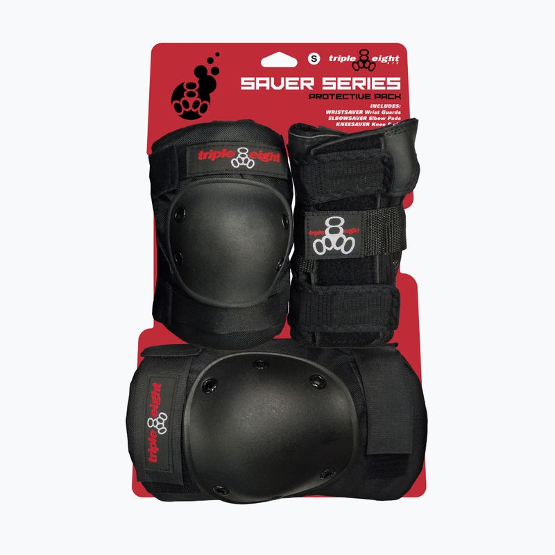 Triple Eight Saver Series black protector set 2