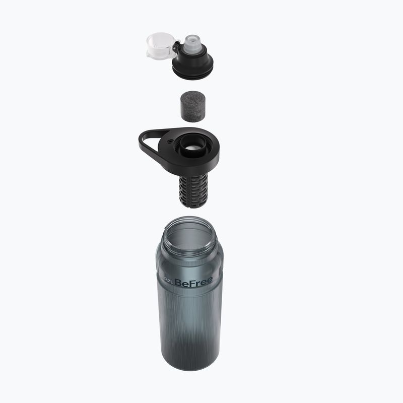 Travel bottle with filter Katadyn BeFree AC 0,7 and smoke 5