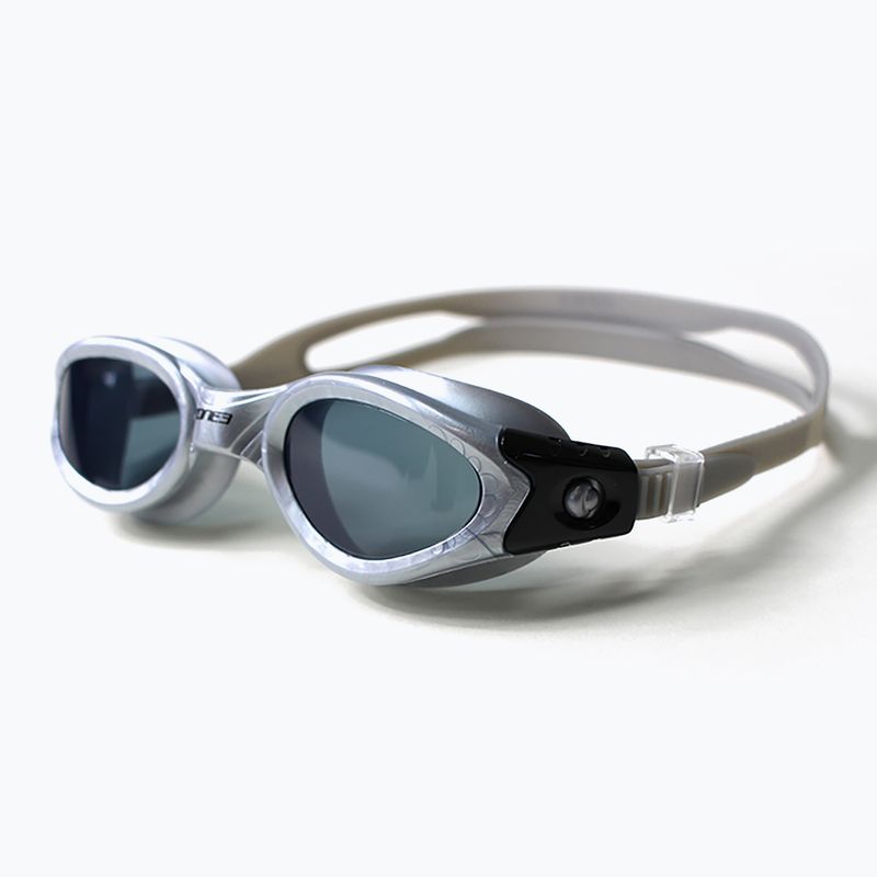 Swimming goggles ZONE3 Apollo Swim silver/black/tinted blue