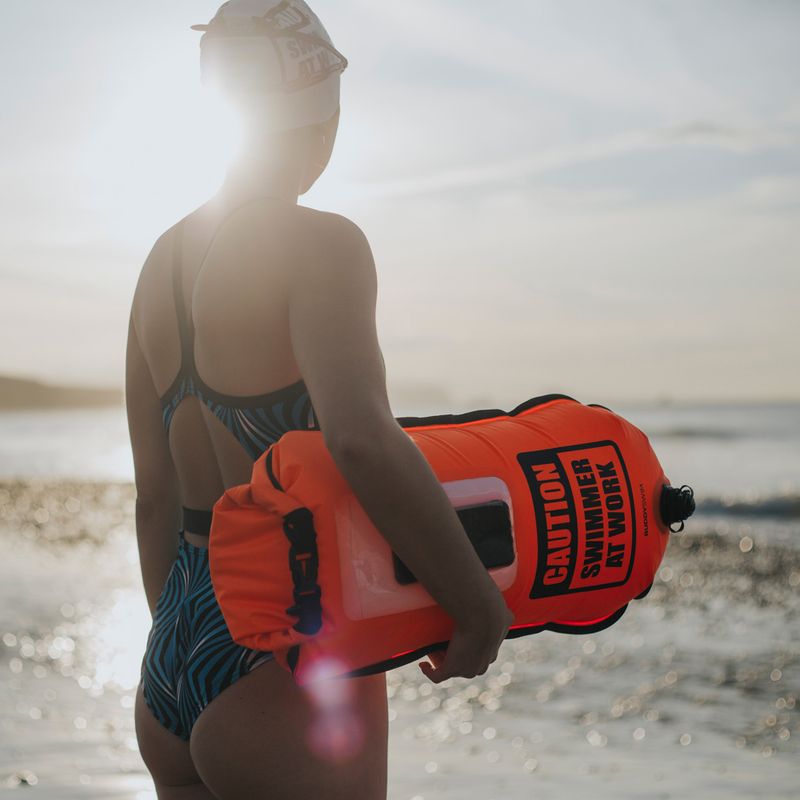 Safety buoy BuddySwim Smartphone Dry Bag 28 l orange 6