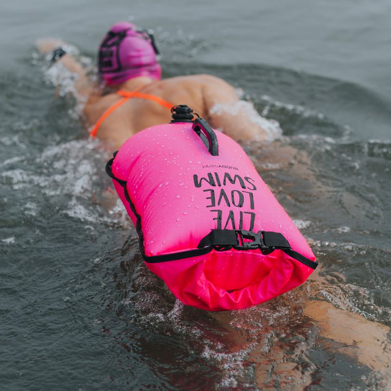 Safety buoy BuddySwim CSW Dry Bag 20 l pink 7
